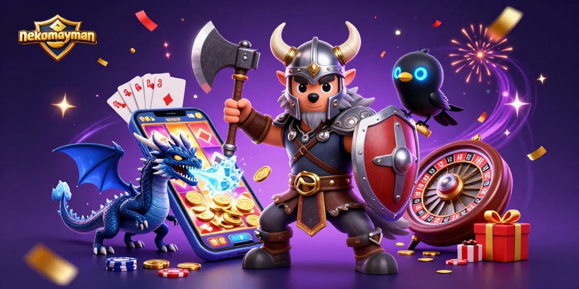 Experience thrilling wins with nekomayman as the Viking wolf and dragon battle for jackpot glory.