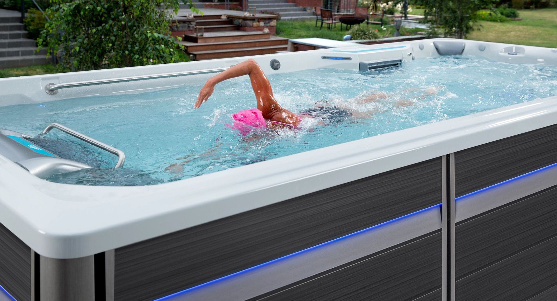 Swimspa mit modernster Technik und energieeffizientem Design