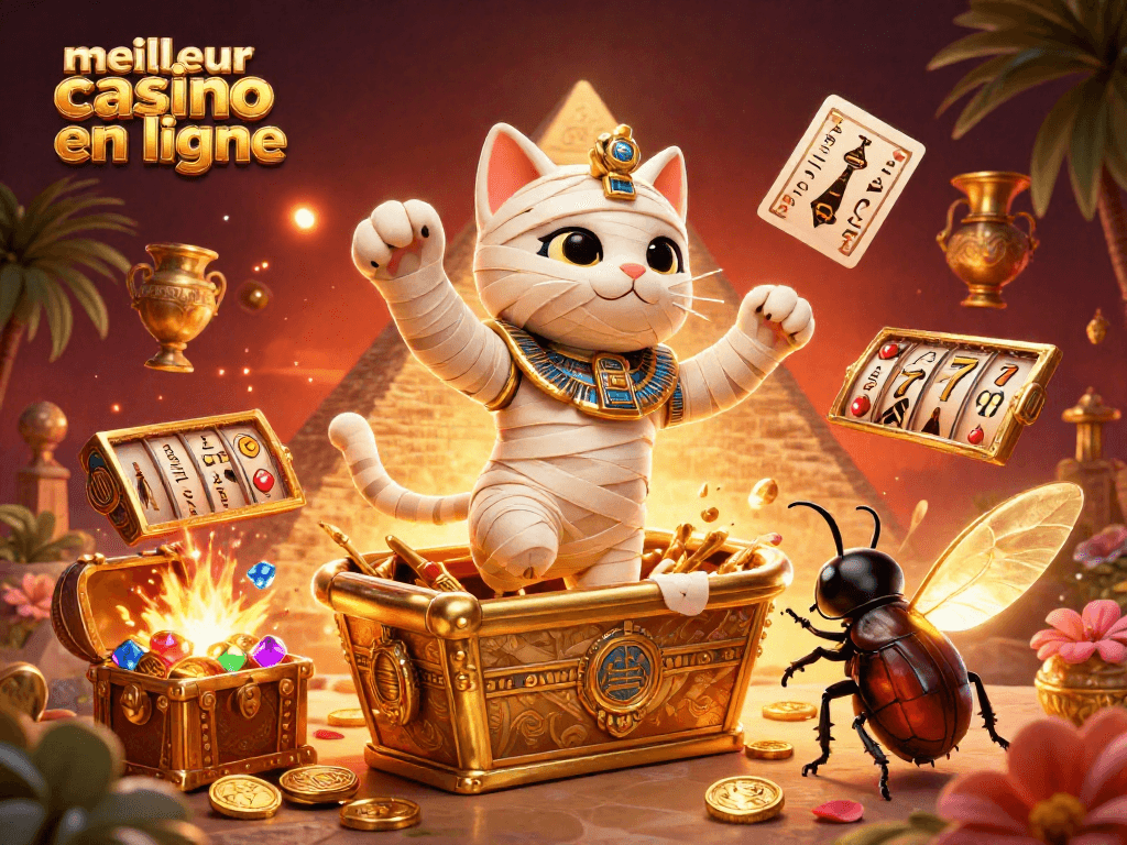 Jouez au meilleur casino en ligne et découvrez l'univers palpitant des casinos grâce à cette illustration dynamique.