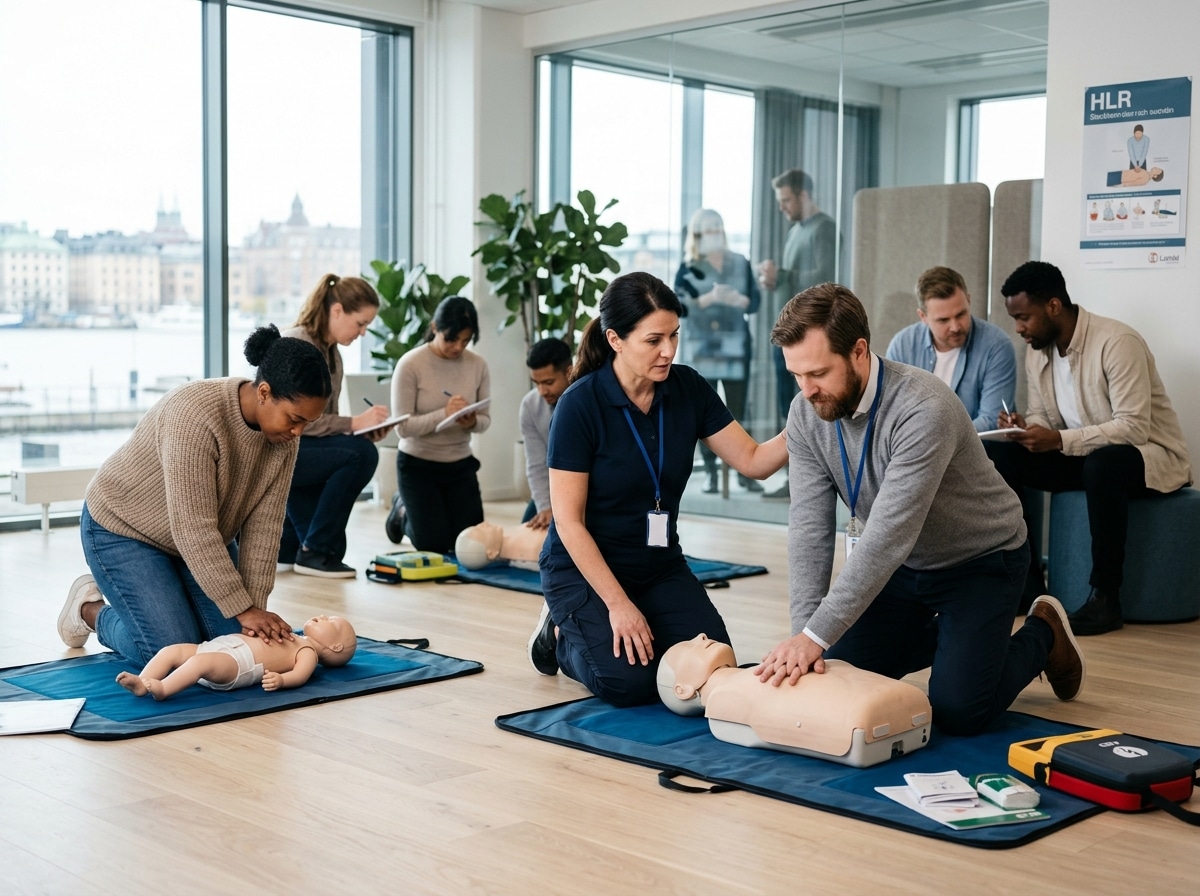 HLR kurs Stockholm för personal och arbetsgrupper