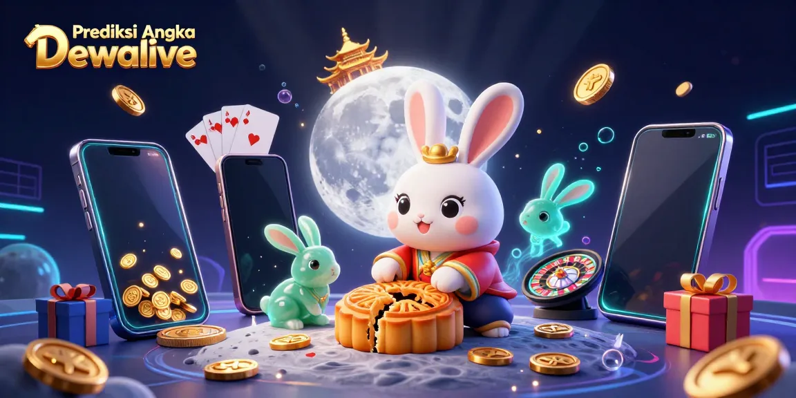 Experience engaging predictions with Prediksi Angka Dewalive showcased in a vibrant moonlit casino scene.