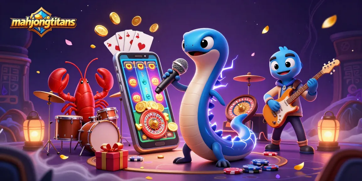 Experience mahjongtitans in a vibrant underwater casino with characters and exciting game elements.