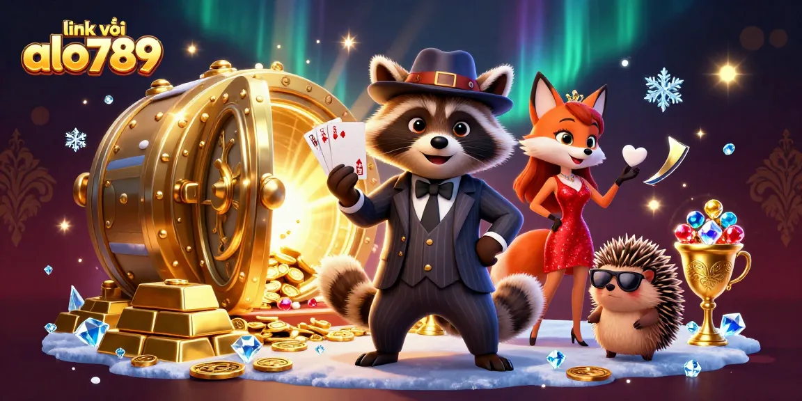 Engage in thrilling casino action at link vào alo789, featuring charming characters in a dynamic scene.