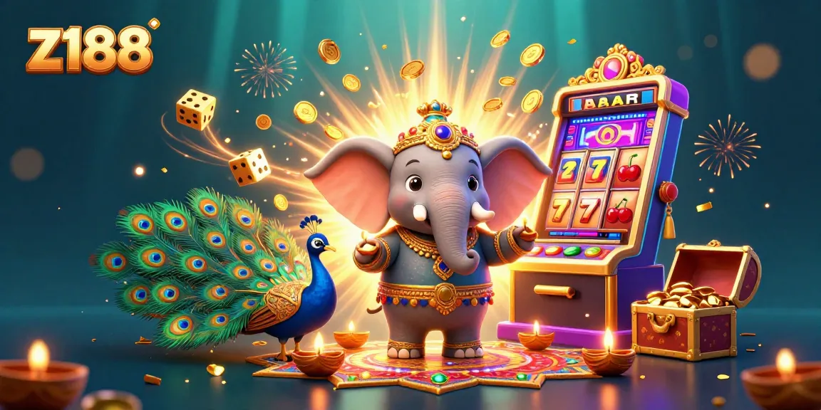 Experience the excitement of z188 with vibrant casino symbols, a dazzling jackpot, and engaging gameplay.