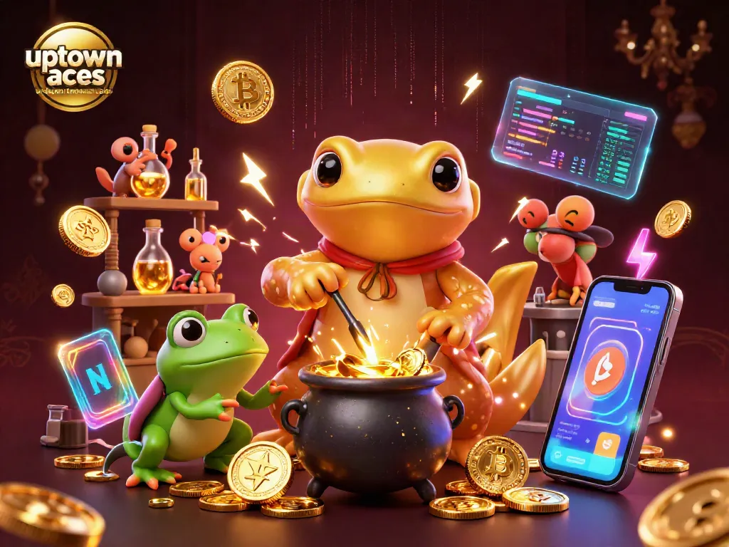 Claim your winnings with the uptown aces no deposit bonus code amidst a magical casino scene.