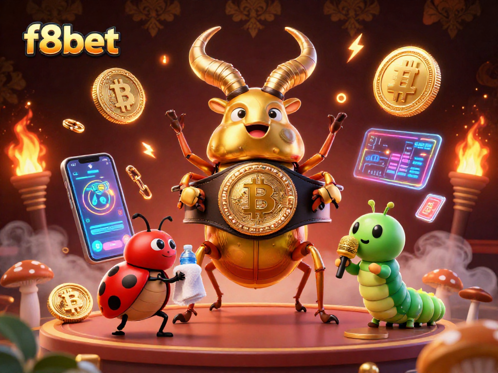 Engage with f8bet by encountering a fierce competition in a vibrant 3D casino scene.
