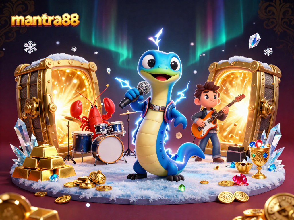 Play at mantra88 and enjoy electrifying underwater casino action with vibrant characters.