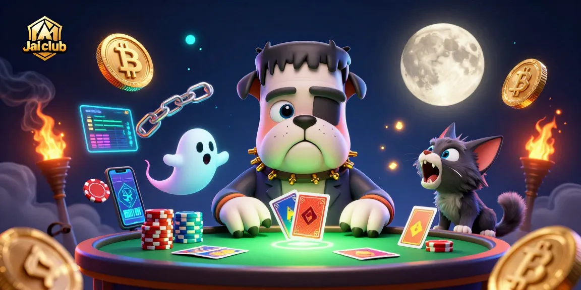 Engage with Jai club's thrilling gaming experience, featuring unique characters in a vibrant casino setting.