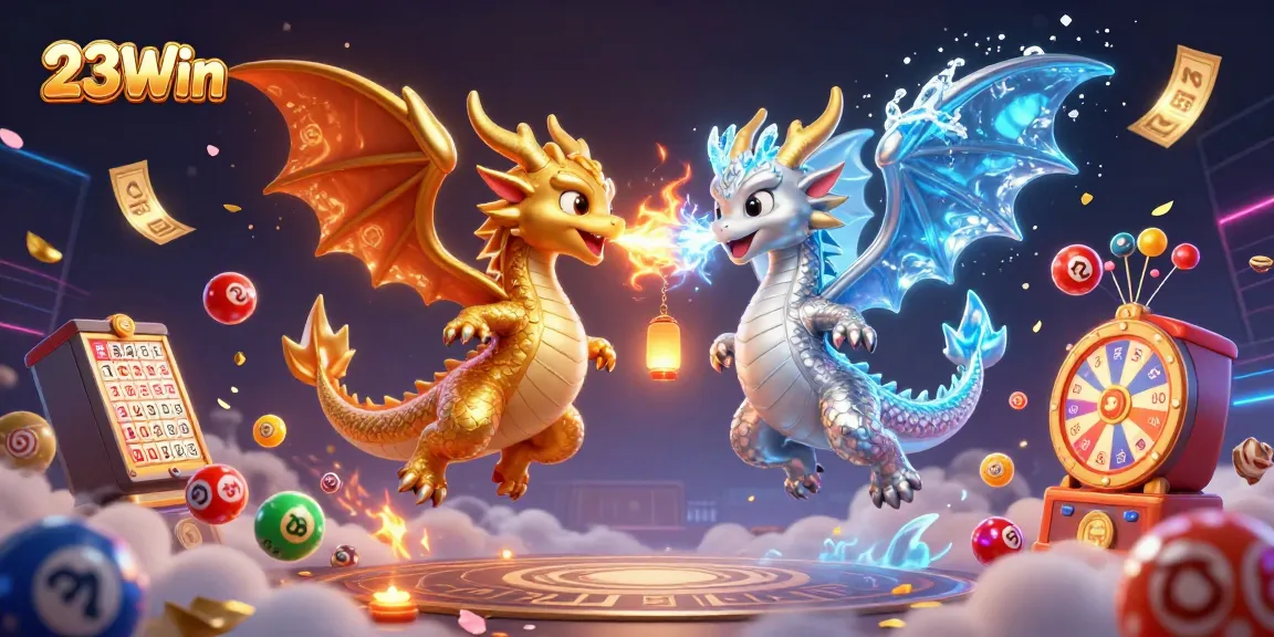 Explore exciting gaming adventures with 23Win's vibrant 3D dragon-inspired visuals.