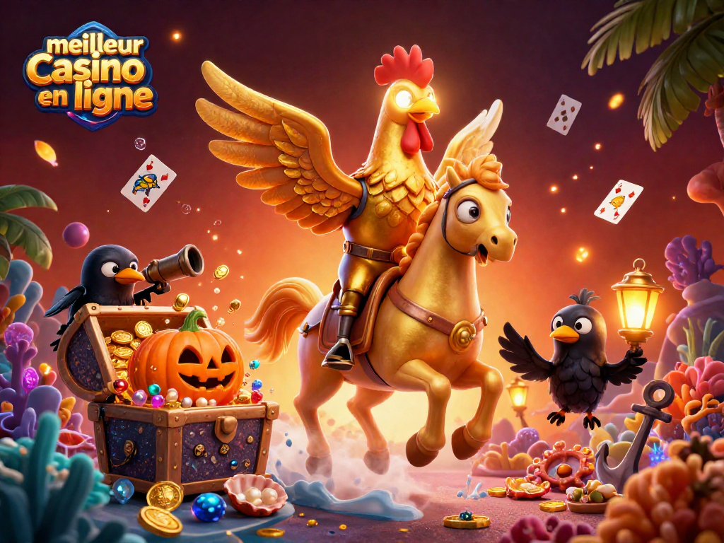 Profitez de l'expérience immersive du meilleur casino en ligne avec un décor vibrant et des personnages captivants.