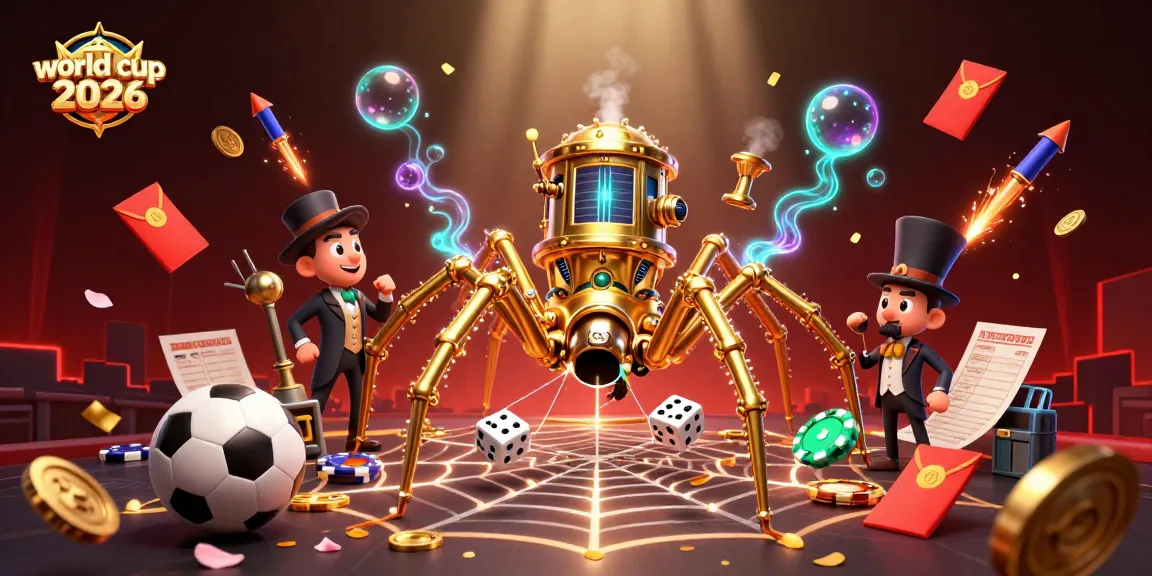 Engage with the excitement of world cup 2026 through this vibrant 3D illustration showcasing thrilling sports betting elements.
