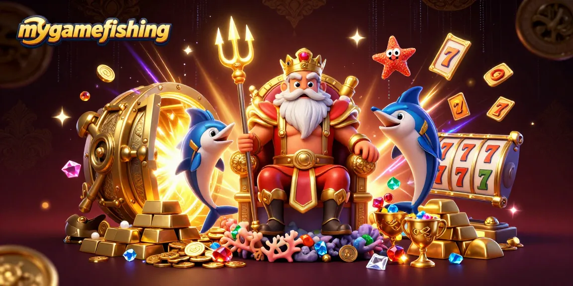 Experience mygamefishing with Neptune, treasure vaults, and dynamic casino elements.