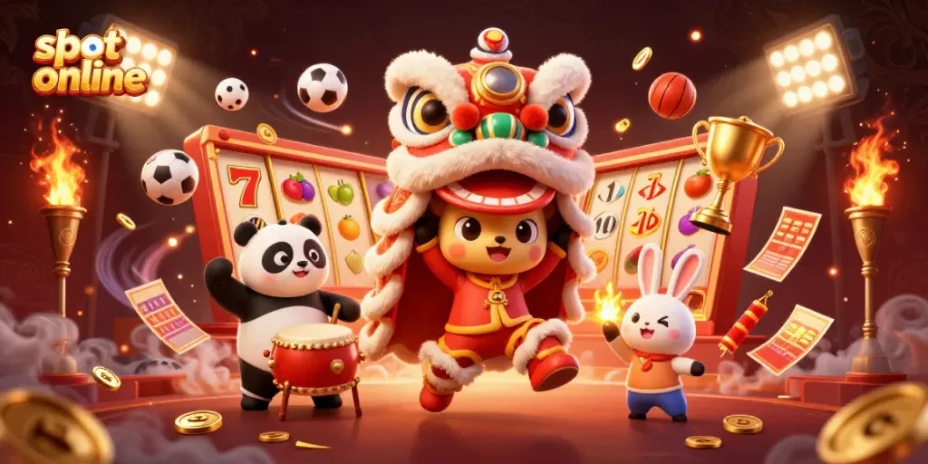 Experience the thrill of winning with slot online games, featuring vibrant characters and dynamic gameplay.