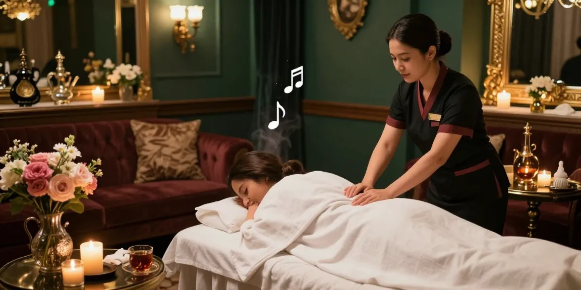 Cozy opium site atmosphere with a relaxing massage experience.