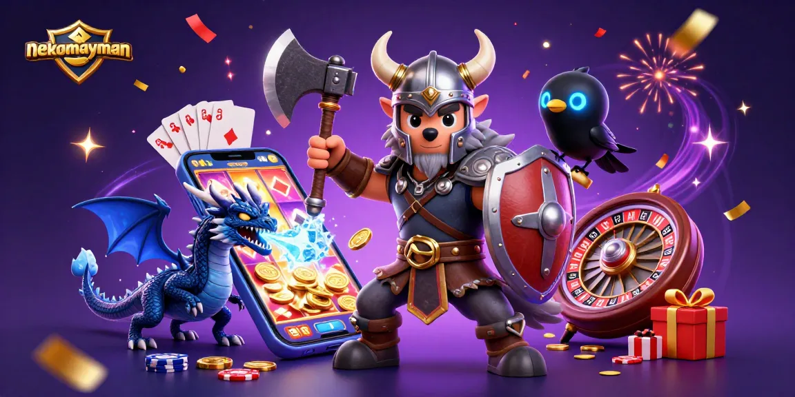 Experience thrilling wins with nekomayman as the Viking wolf and dragon battle for jackpot glory.