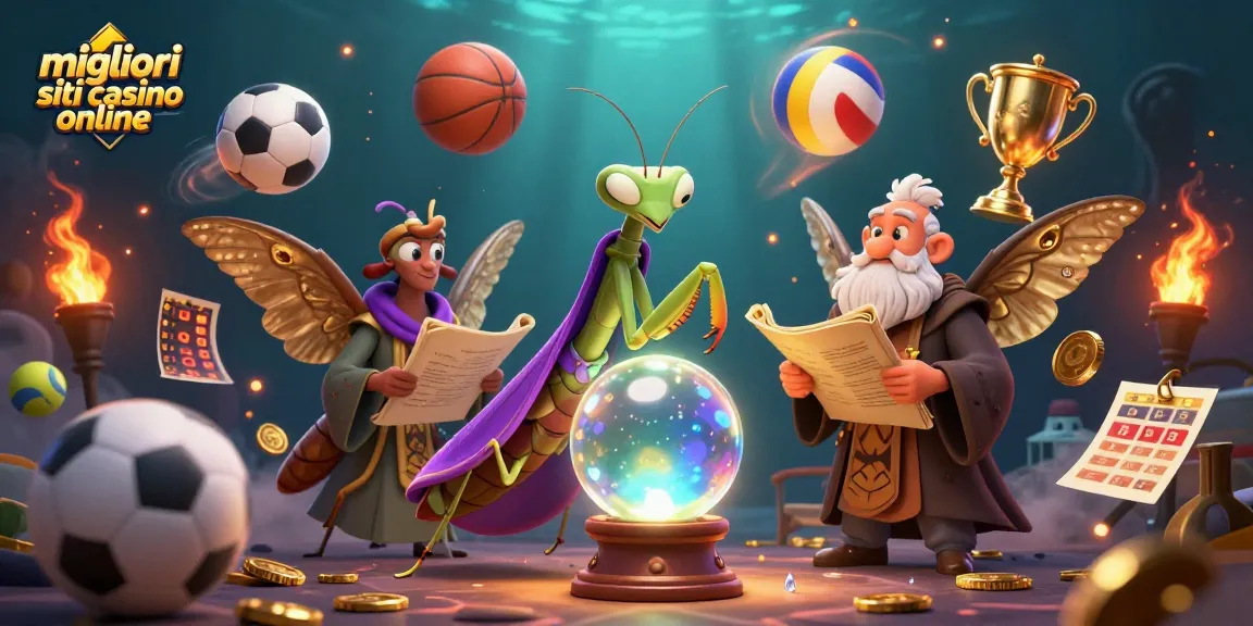 Scopri i migliori siti casino online con simboli di fortuna in un'illustrazione 3D accattivante.