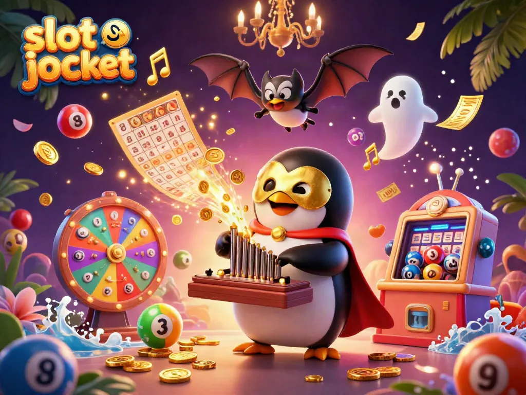 Experience the excitement of winning a slot jackpot with colorful elements and dynamic animations.