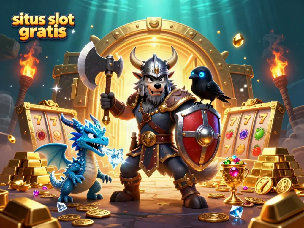 Experience thrilling spins in the ultimate situs slot gratis environment with vibrant characters and treasure.