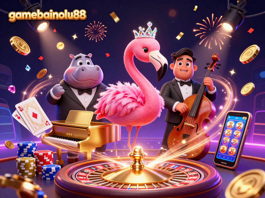 Experience thrilling gameplay with gamebainohu88 featuring vibrant casino characters and golden rewards.