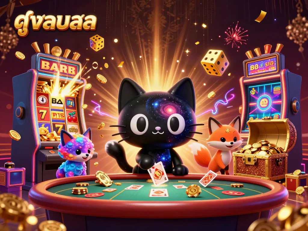 Experience stunning ดูบอลสด with vibrant, animated cosmic casino imagery showcasing thrilling gameplay.