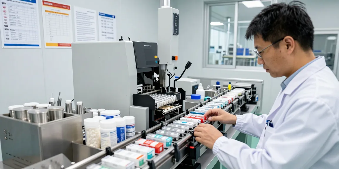 Pharmaceutical contractor South Africa evaluating quality control in modern production facility.