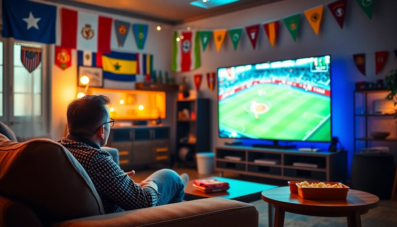 Saksikan bolakami dengan kegembiraan di ruang tamu yang nyaman sambil menikmati tayangan langsung sepak bola.