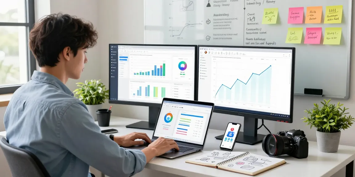 Enhance your strategy to buy android installs with active marketing analysis in a bright workspace.