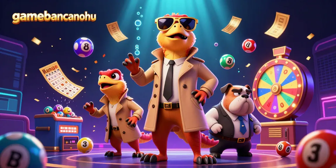 Gamebancanohu: Watch raptors in a trench coat enter a VIP casino lounge in a dynamic lottery scene.