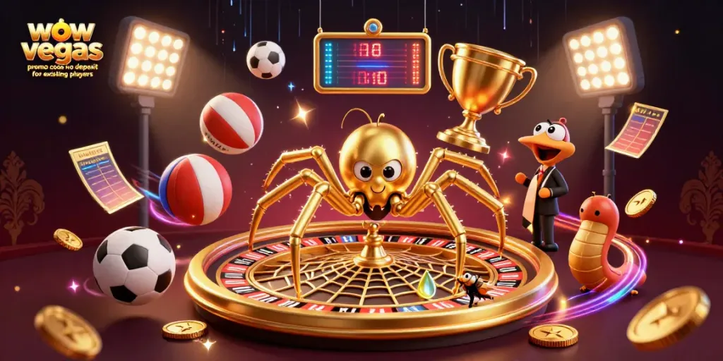 Engage with the best wow vegas promo code no deposit for existing players and spin the wheel of fortune.