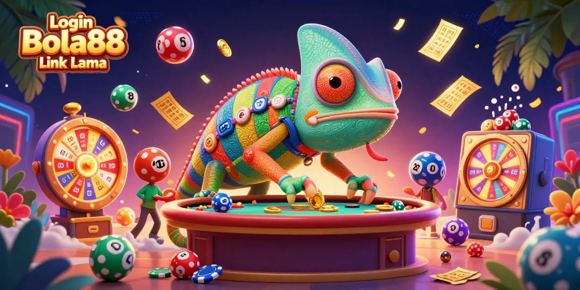 Experience thrilling wins with Login Bola88 Link Lama featuring vibrant lottery elements and casino excitement.