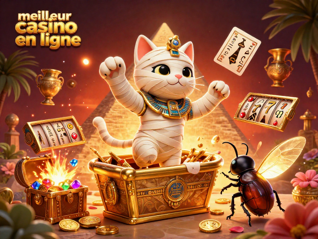 Jouez au meilleur casino en ligne et découvrez l'univers palpitant des casinos grâce à cette illustration dynamique.