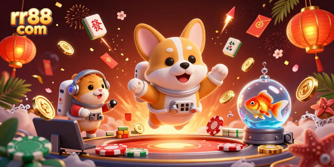 Engage with rr88 com in a thrilling casino atmosphere filled with action and vibrant colors.