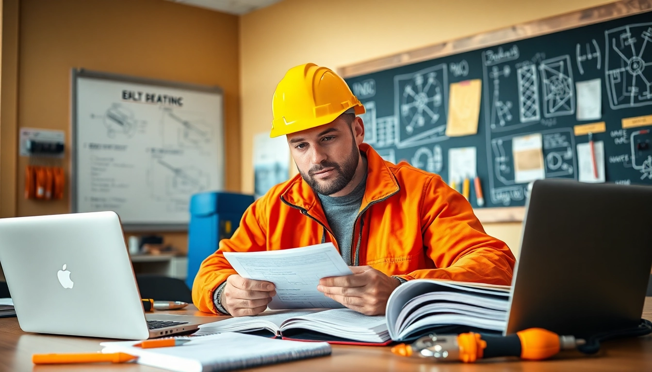 Prepare for the journeyman electrician exam prep california with a focused student in a vibrant classroom.