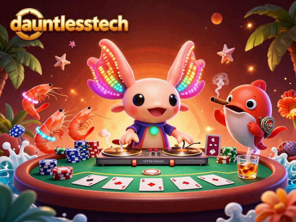 Experience high-stakes fun at dauntlesstech with an exciting casino-themed scene.