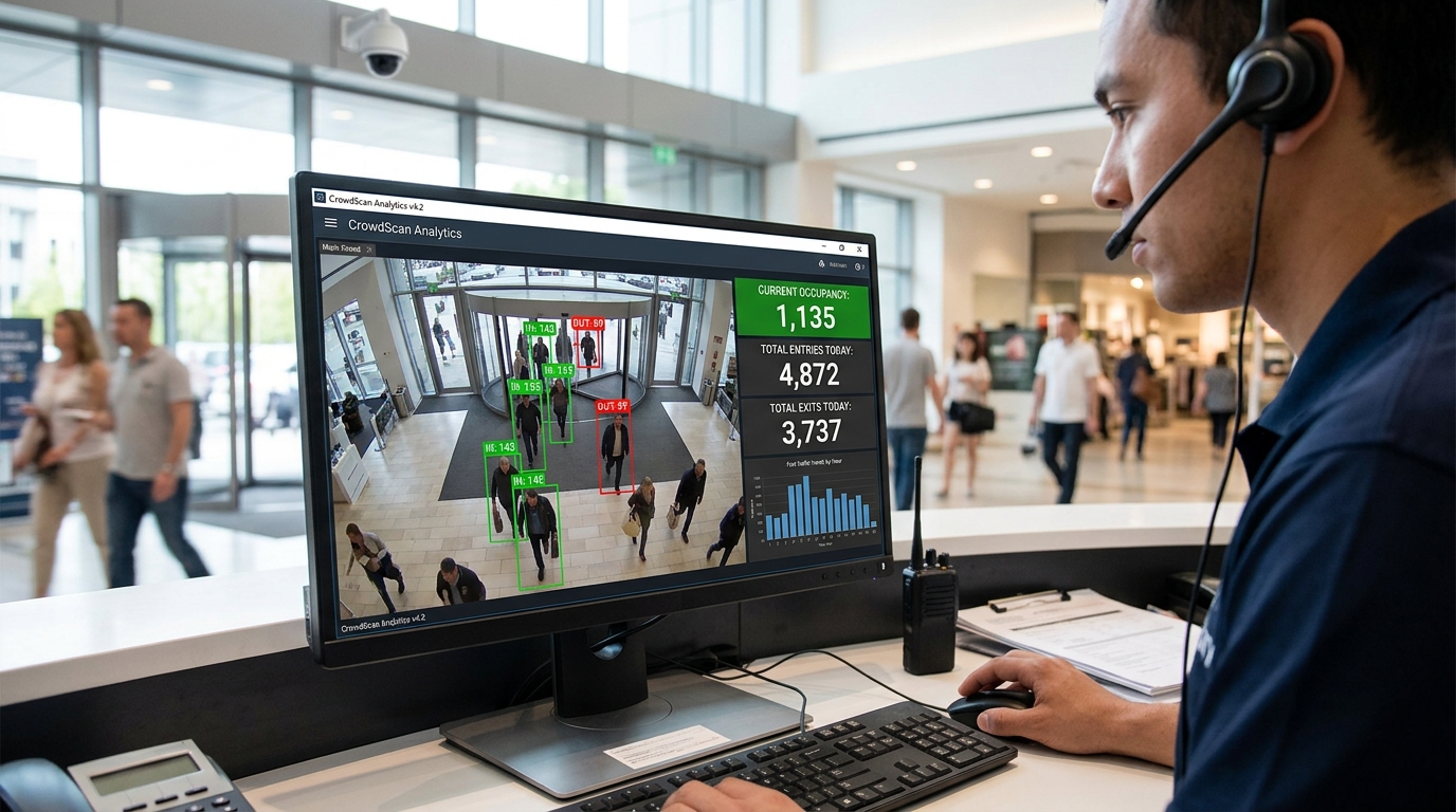 People Counting Software for Retail, Logistics and Manufacturing