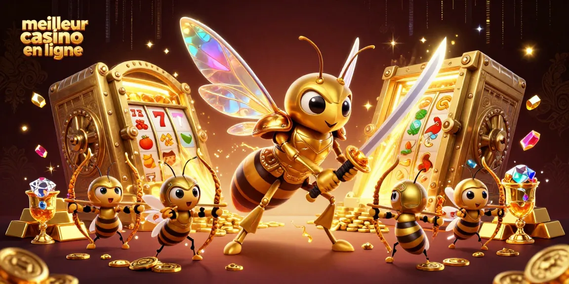 Découvrez les trésors du meilleur casino en ligne avec un hornet samouraï et ses archers en action