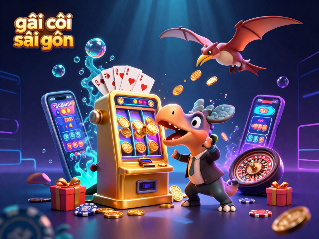 Experience the excitement of gái gọi sài gòn with a jackpot celebration featuring vibrant casino elements.