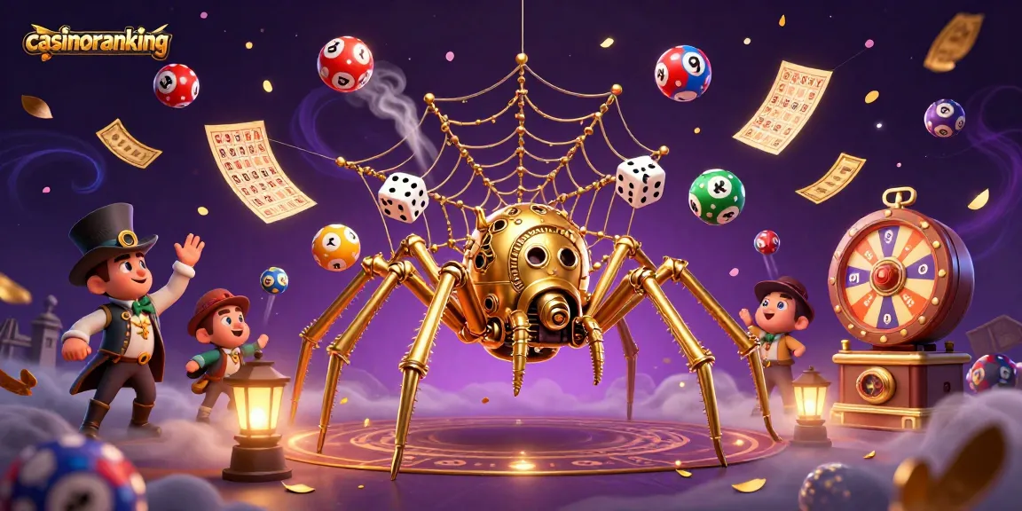 Catch winning gambling trends with casinoranking's vibrant steampunk casino scene illustration.