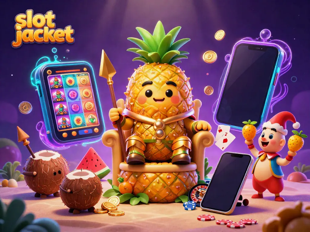 Experience thrilling slot jackpots with vibrant 3D cartoon characters and dynamic casino elements.